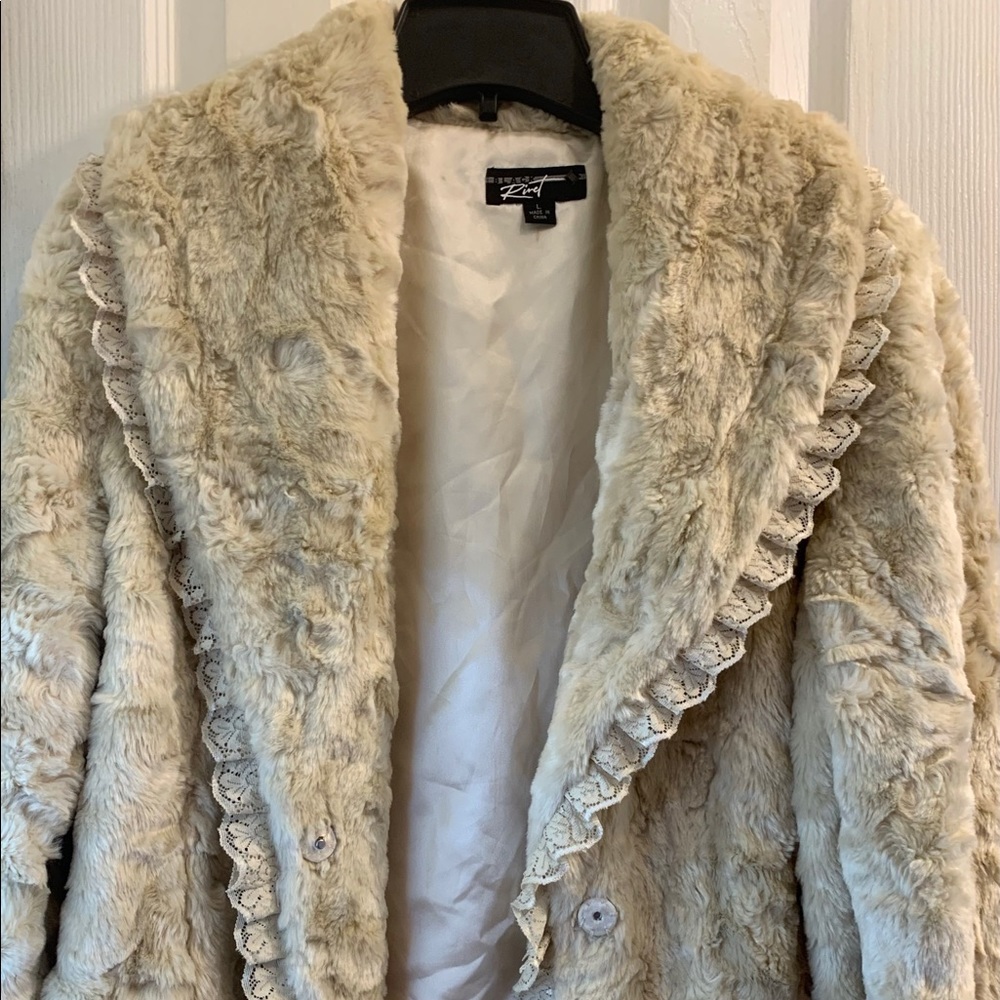 Rivet Cream Color Jacket